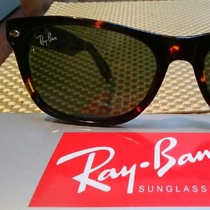 Brand new brown RayBan ?new wayfarer" sunglasses