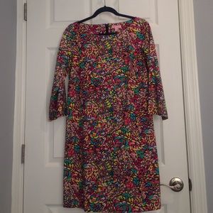 Lilly Pulitzer 3/4 sleeve shift dress