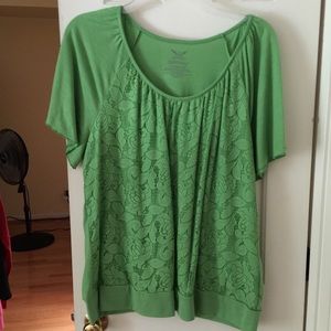 Bright Green summer blouse