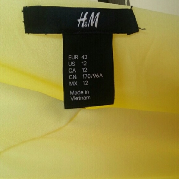 CHIC LEMONADE YELLOW CHIFFON DRESS SZ 12 - Picture 4 of 4