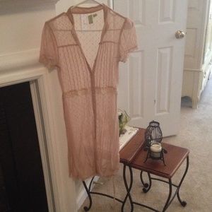 Sheer pink dress