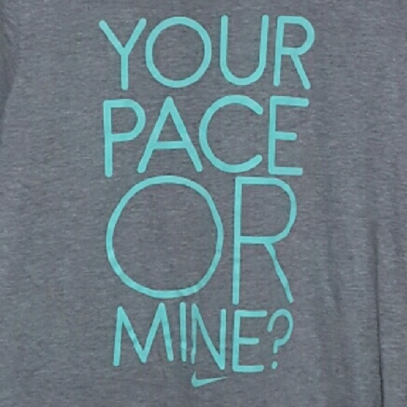 Nike gray and aqua slim fit t-shirt never worn! - Picture 1 of 3