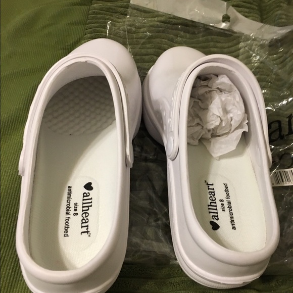 Allheart NEW in package. White nursing clogs - Picture 3 of 4