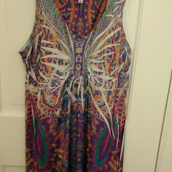 Multi-Colored Kiara Knee-Length Dress - Picture 2 of 4