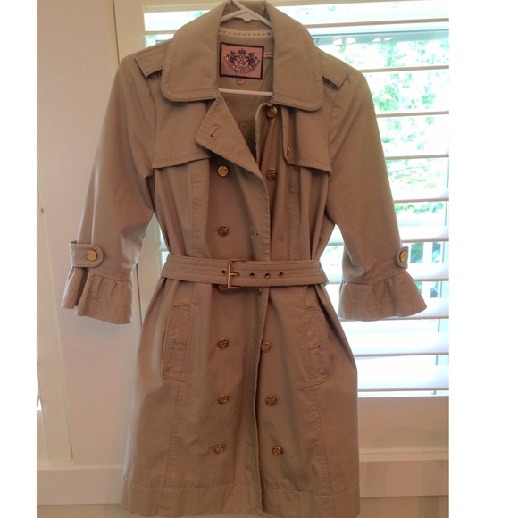 Juicy Couture Jackets & Blazers - Juicy Couture Trench Coat