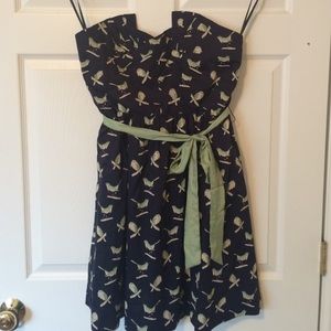 Strapless Anthropolgie dress