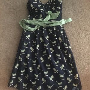 Porridge ANTHROPOLOGIE bird dress 0 EUC