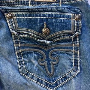 USED MENS Rock Revival Leon Relaxed St. 34/33