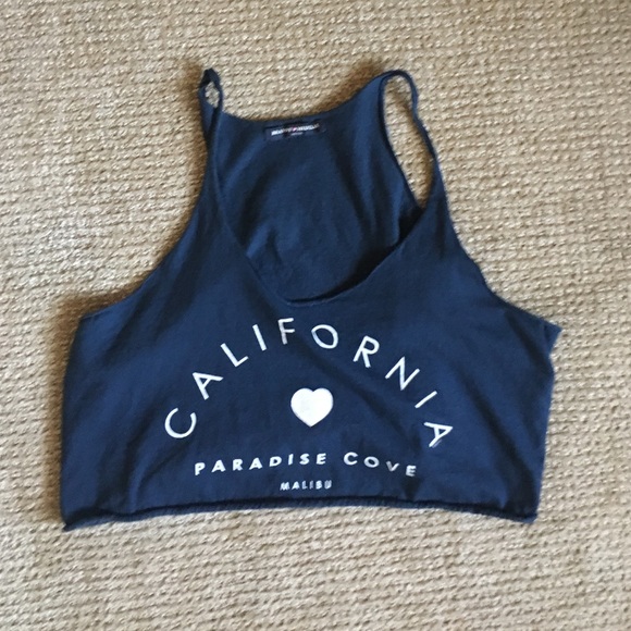 Brandy Melville Graphic Crop Top Tank