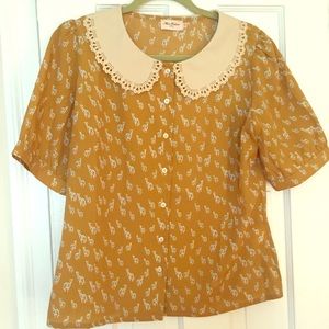 Miss Patina Giraffe Blouse