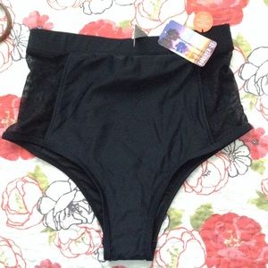 High wasted bikini bottom