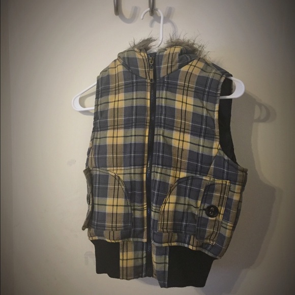 Plaid Vest