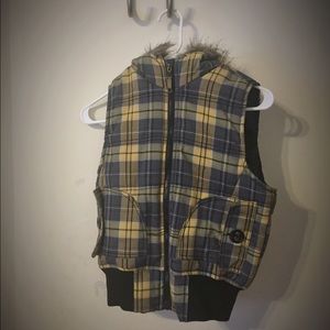 Plaid Vest