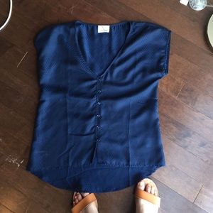 Navy blouse