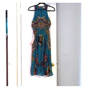 ASOS Aqua Paisley Dress