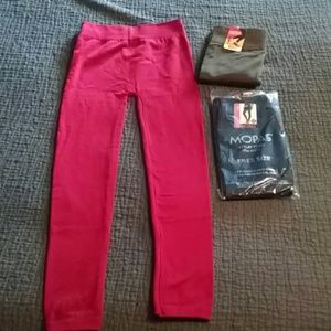 3 Pair of Fleece lined tights