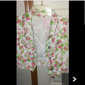 Aeropostale floral vest