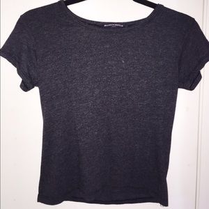 Brandy Melville Dark Grey Tee
