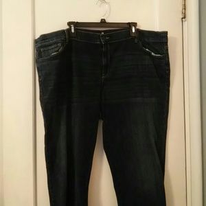 Liz Claiborne dark wash jeans