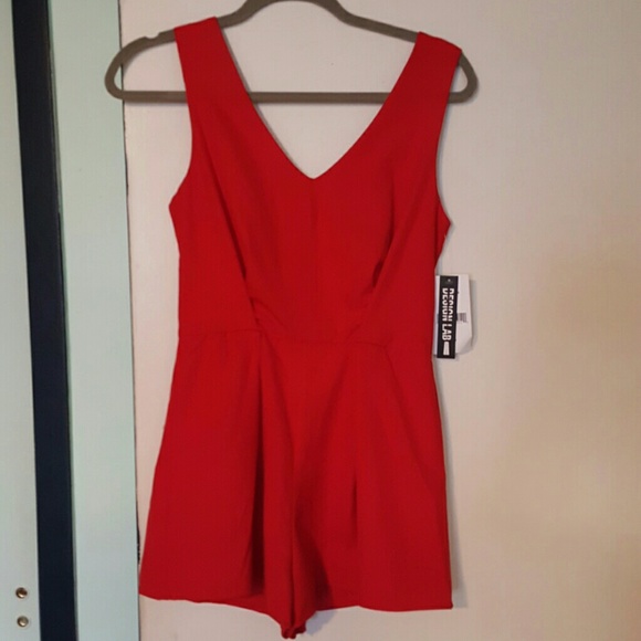 Red romper