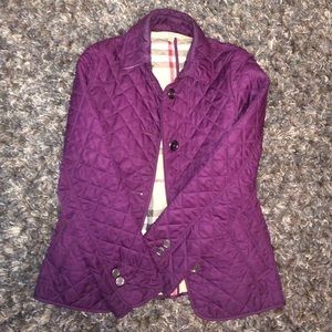 100% Authentic Purple Burberry Coat