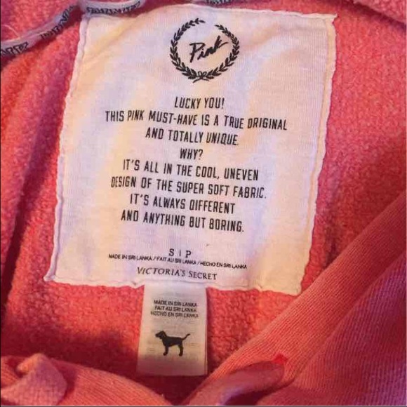 Pink Victoria's Secret hoodie - Picture 3 of 4