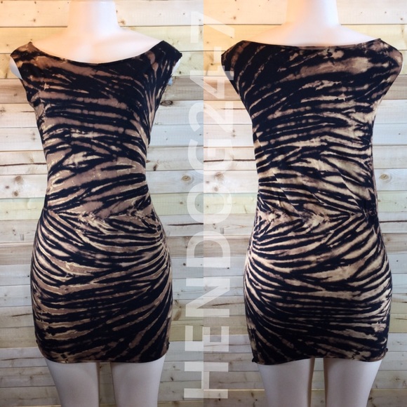 AMERICAN APPAREL TIE DYE FINE JERSEY T DRESS