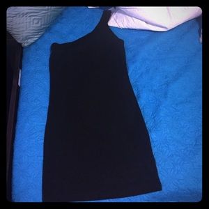 NWT Forever 21 One Shoulder little black dress