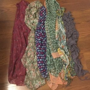Variety Of Scarves