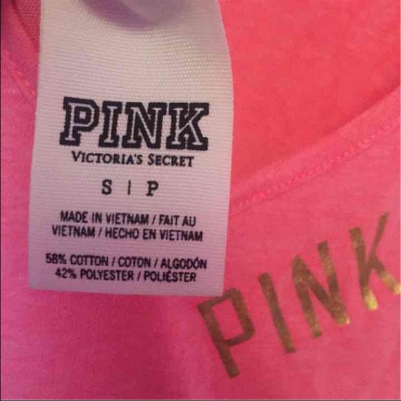 Victoria's Secret pink tank top - Picture 3 of 3