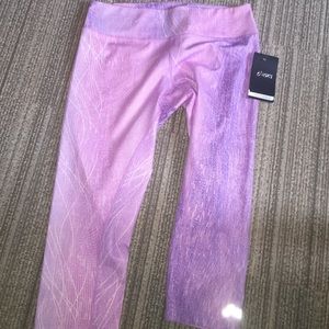 Pink/Purple ASIC athletic capris!