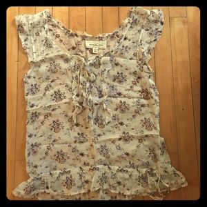 Abercrombie Flowered Blouse