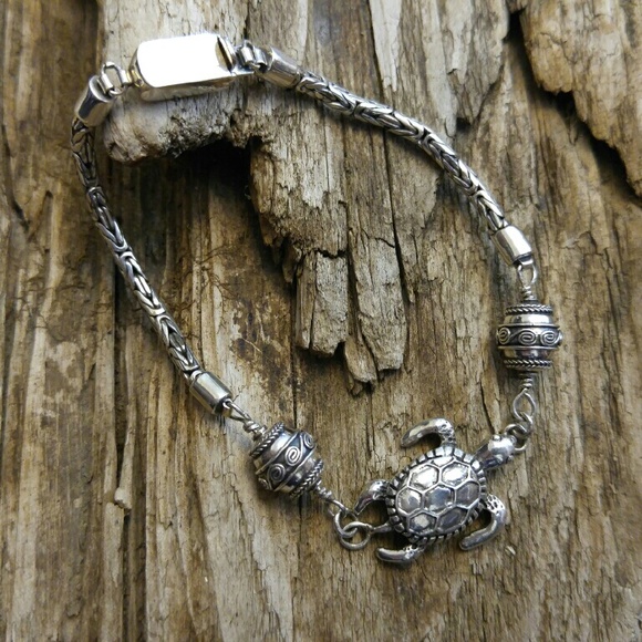 Turtle Bracelet 925 SS - Picture 1 of 1