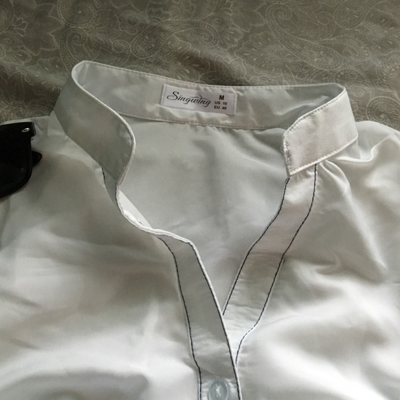 Blue ombré button down - Picture 3 of 3