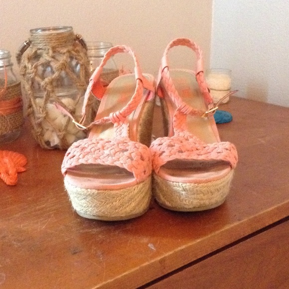 Brash brand Coral wedge sandals