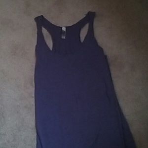 Purple flowy tank top