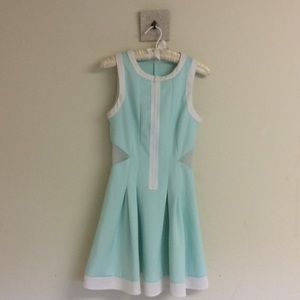 Dollskill Dresses - Pleated Dress with Mesh Panels Dollskill Dresses - Pleated Dress with Mesh Panels