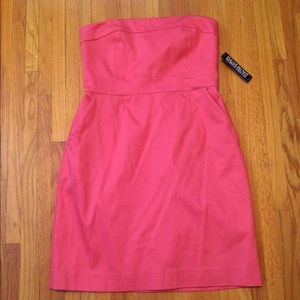 NWT Strapless Pink dress