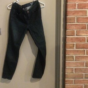 Madewell skinny skinny ankle jeans dark wash