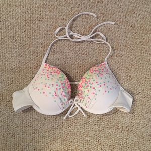 Victoria Secret Sequin Push-up Bikini Top