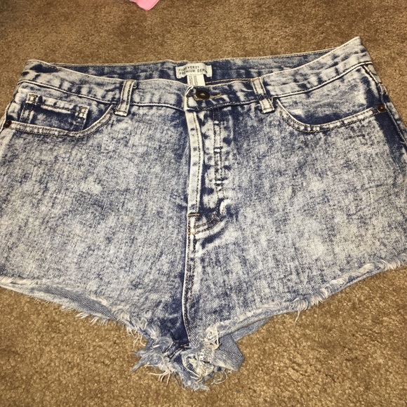 High Waisted Denim Shorts