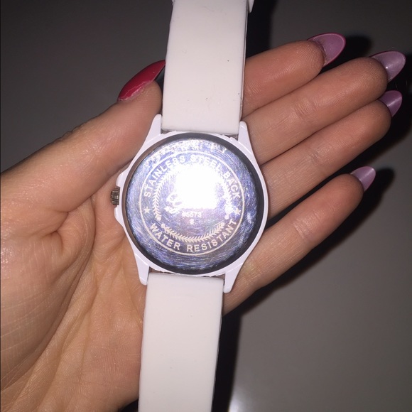 White and Rhinestone watch - Picture 3 of 4