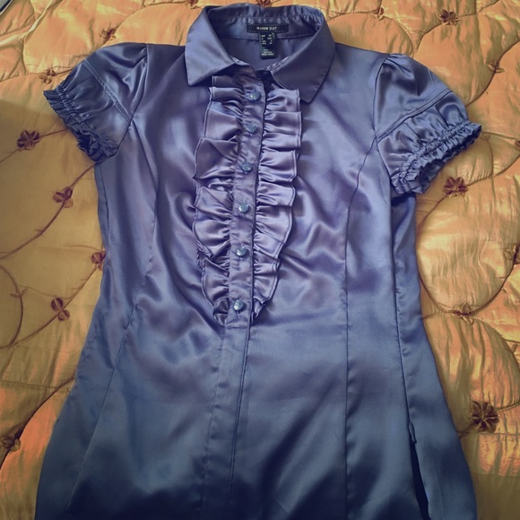 Purple Mango SUIT Dressy Button Down Shirt