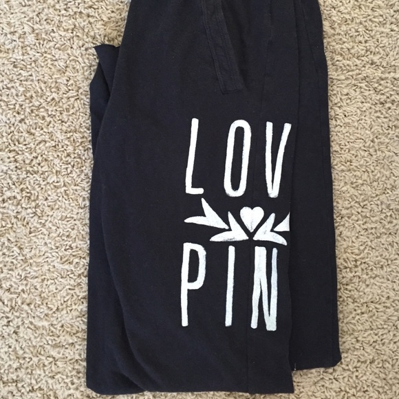 Pink Black sweats