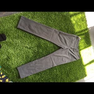 Gray work pants
