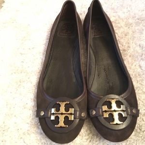 Suede Tory Burch flats