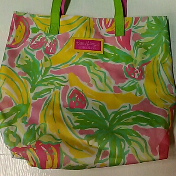 Lilly Pulitzer for  estee lauder large tote bag