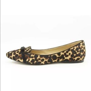 Leopard Nine West Flats size 8