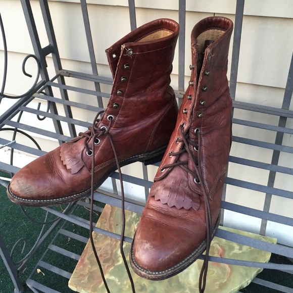 Vintage Victorian Cowgirl Boots