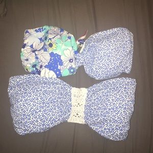 Victoria's Secret Bandeau swimsuit tops